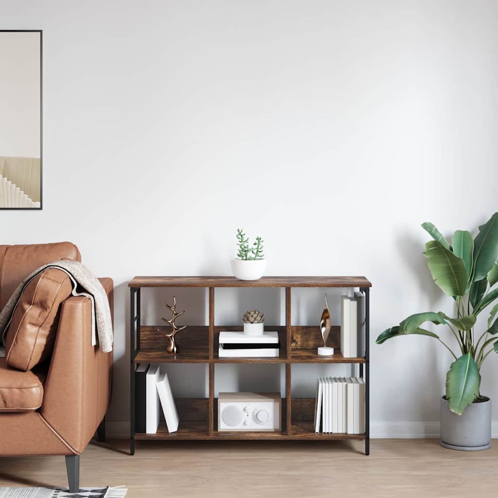 Knygų lentyna Rūkyta ąžuolas 102 x 32 x 72,5 cm