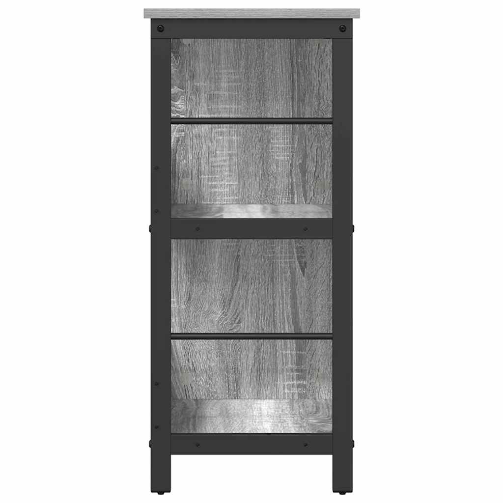 Bookcase Grey Sonoma 102 x 32 x 72.5 cm Engineered Wood