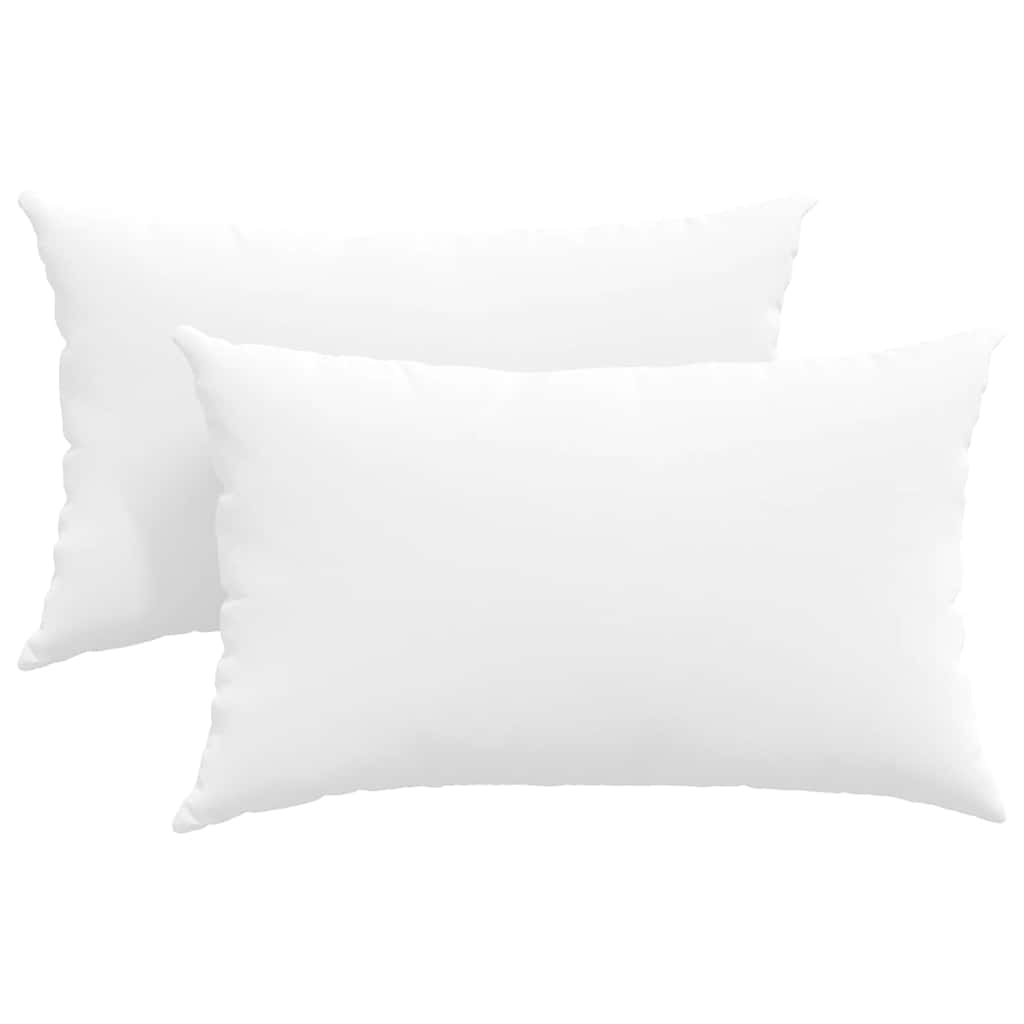 Sofa Pagalvės 2 pcs Balta 50 x 30 cm audinys