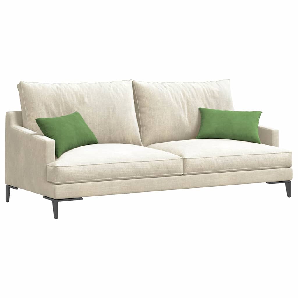 Sofa Pagalvės 2 pcs Šviesiai žalia 50 x 30 cm