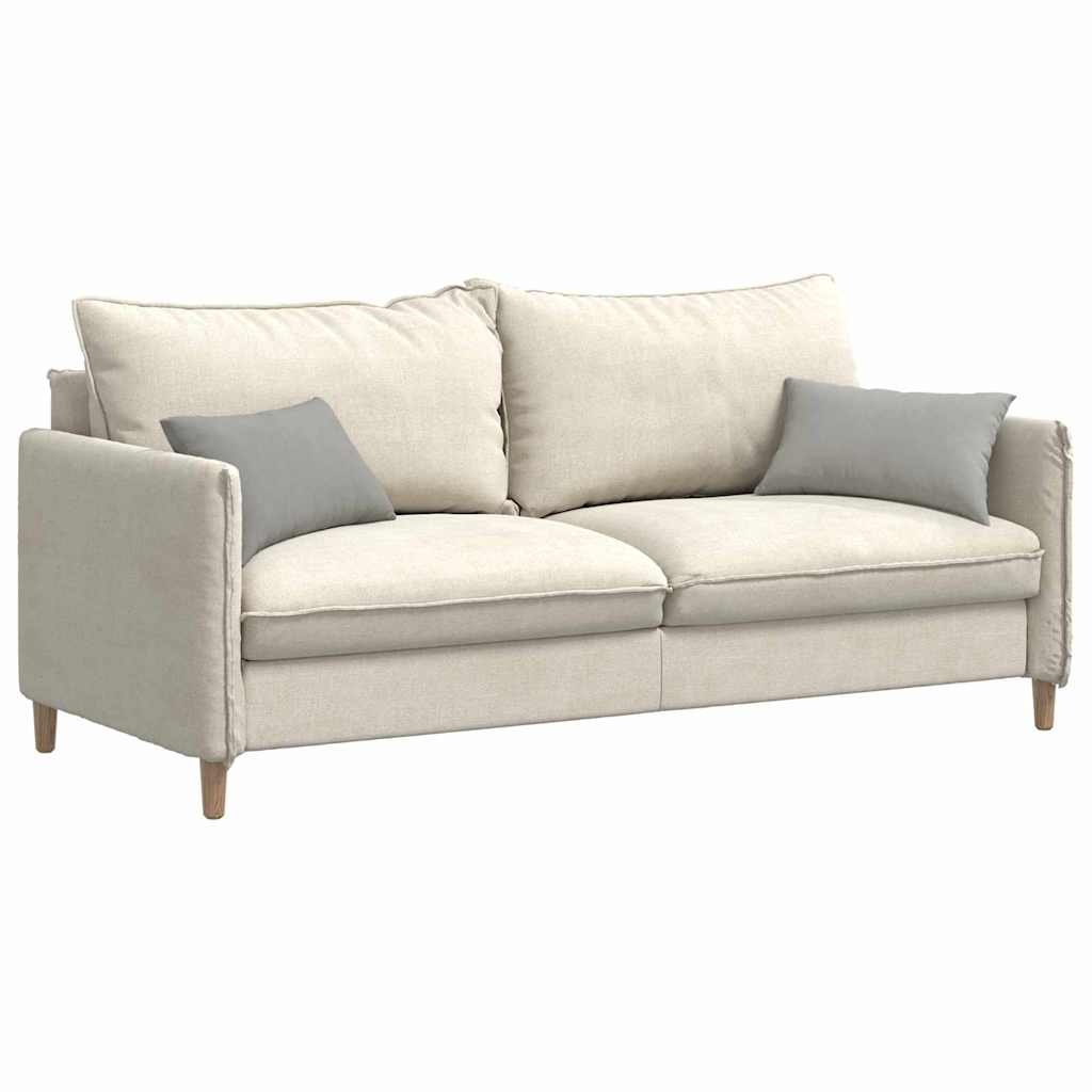 Sofa Pagalvės 2 pcs Šviesiai pilka 50 x 30 cm audinys