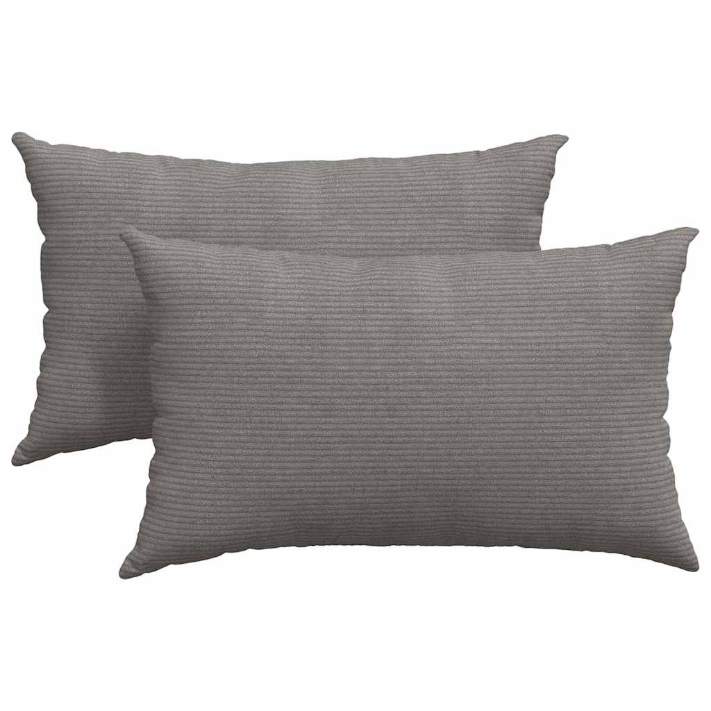 Sofa Pagalvės 2 pcs Šviesiai pilka 50 x 30 cm