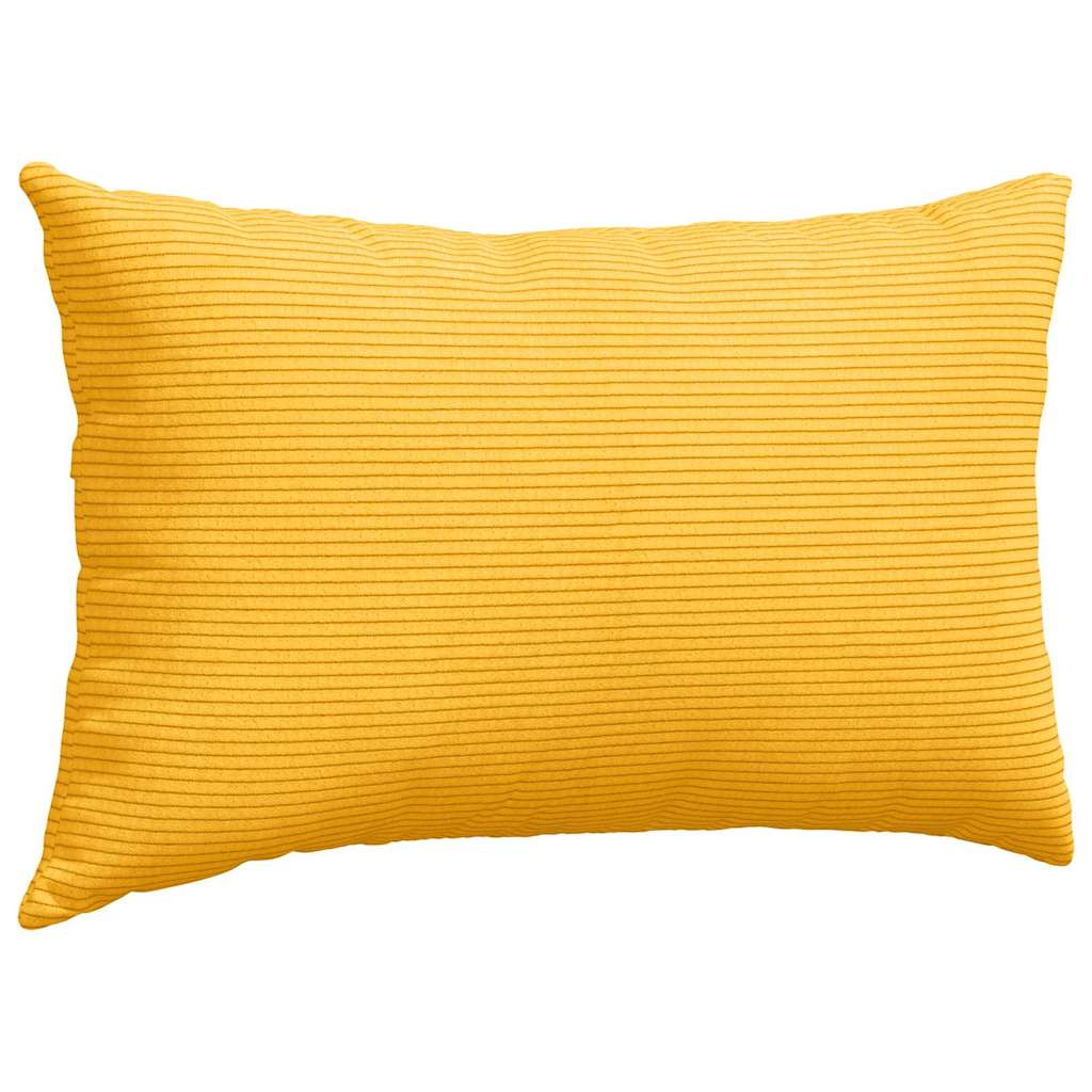 Sofa Pagalvės 2 pcs Šviesi geltona 50 x 30 cm