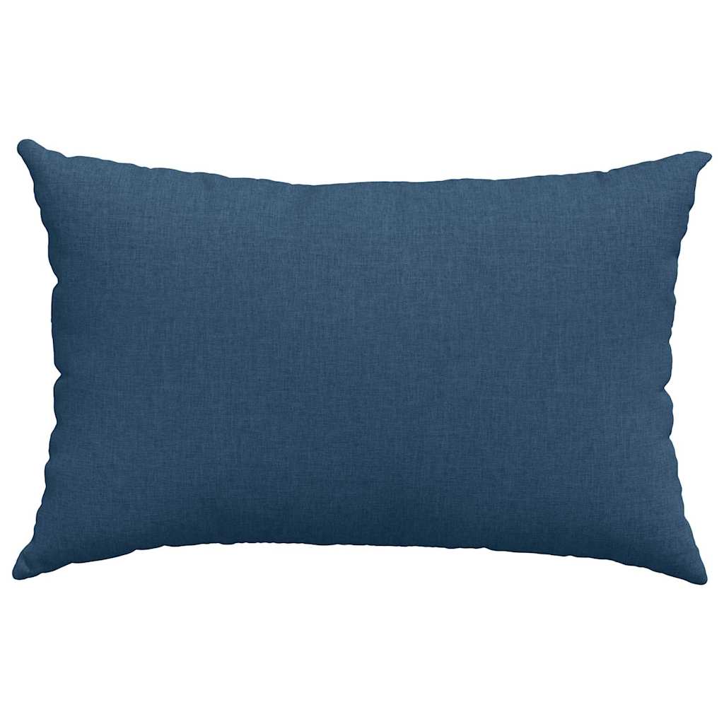Sofa Pagalvės 2 pcs Mėlyna 60 x 40 cm audinys