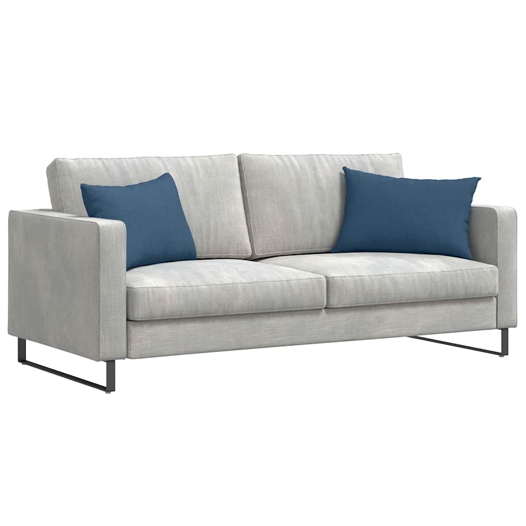 Sofa Pagalvės 2 pcs Mėlyna 60 x 40 cm audinys