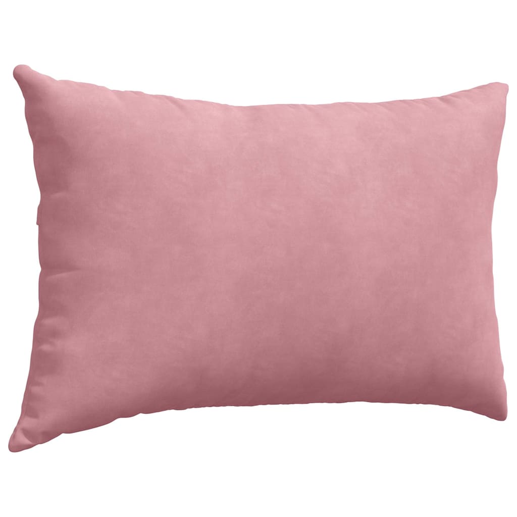 Sofa Pagalvės 2 pcs Rožinė 60 x 40 cm Kordūrinis audinys
