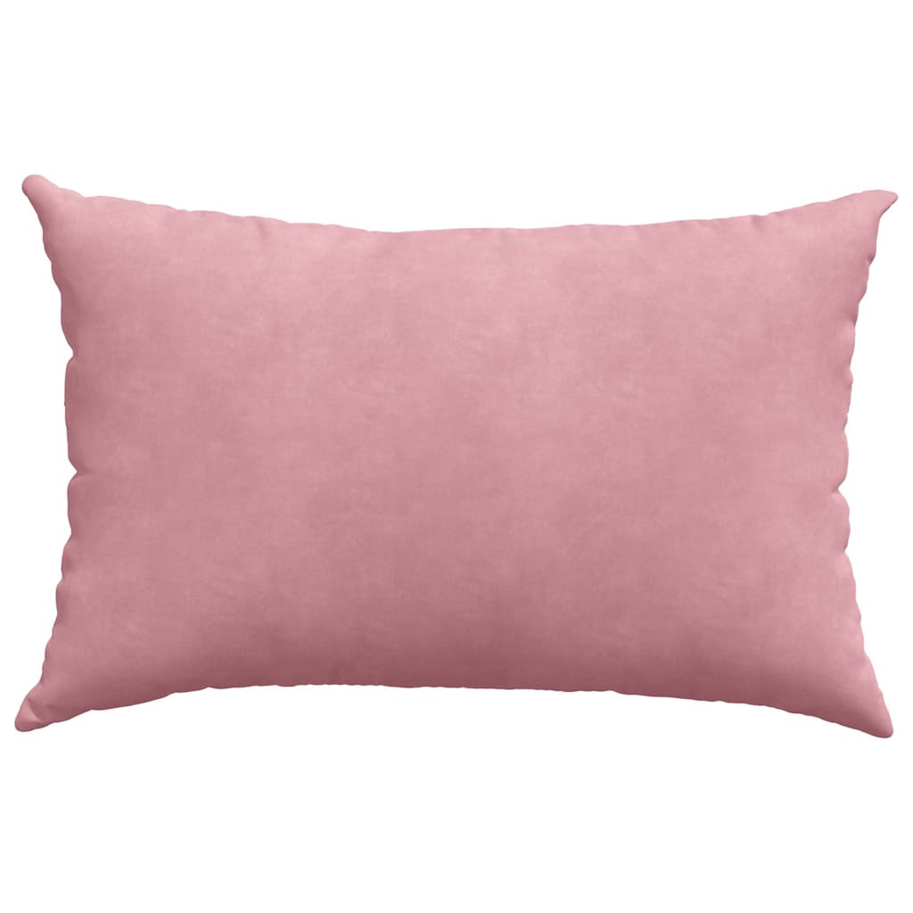 Sofa Pagalvės 2 pcs Rožinė 60 x 40 cm Kordūrinis audinys