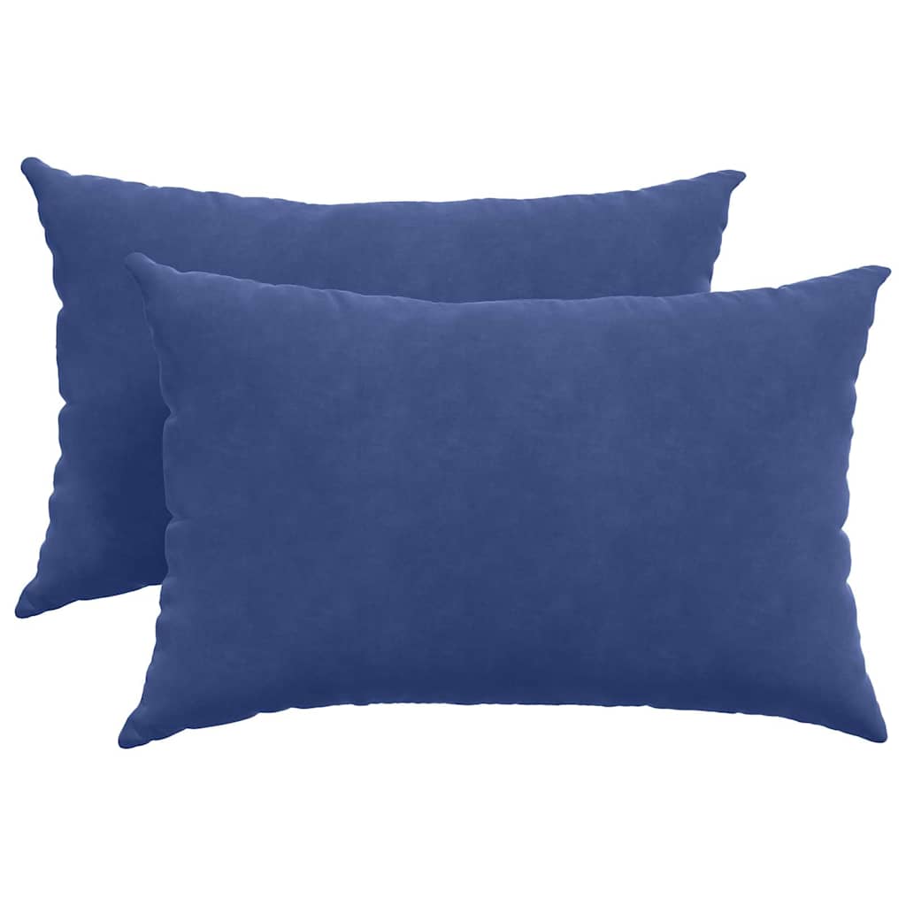 Sofa Pillows 2 pcs Police blue 60 x 40 cm