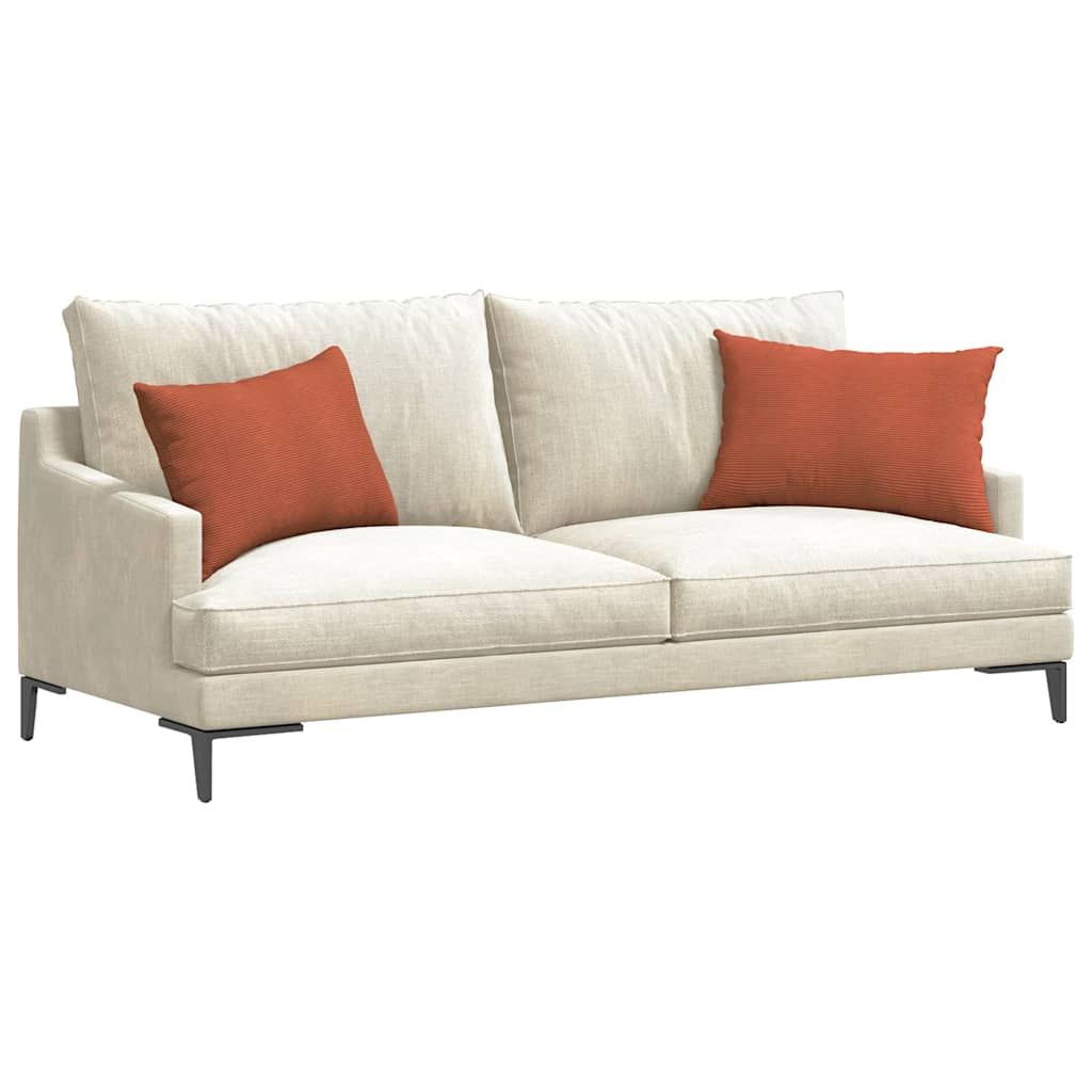 Sofa Cushions 2 pcs Red orange 60 x 40 cm