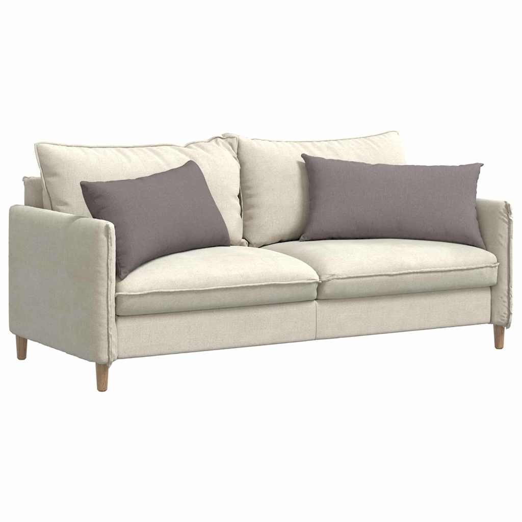 Sofa Pagalvės 2 pcs Taupe 80 x 40 cm audinys