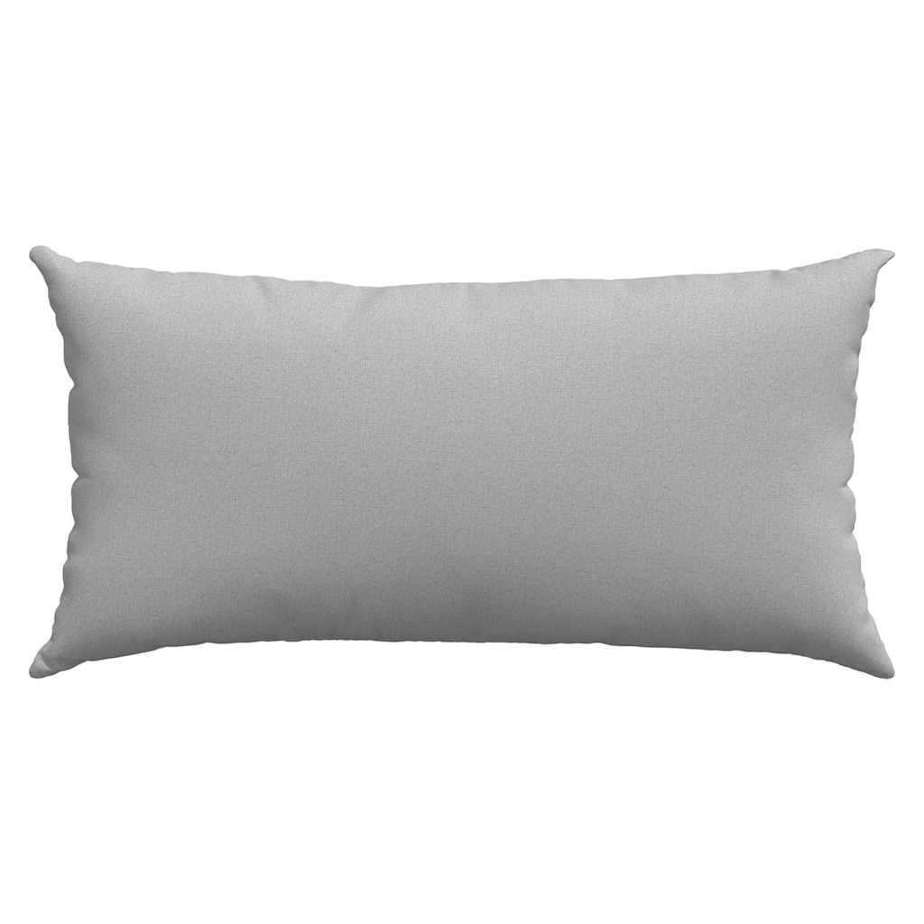 Dīvāna spilveni 2 gab. pelēki 80 x 40 cm audums