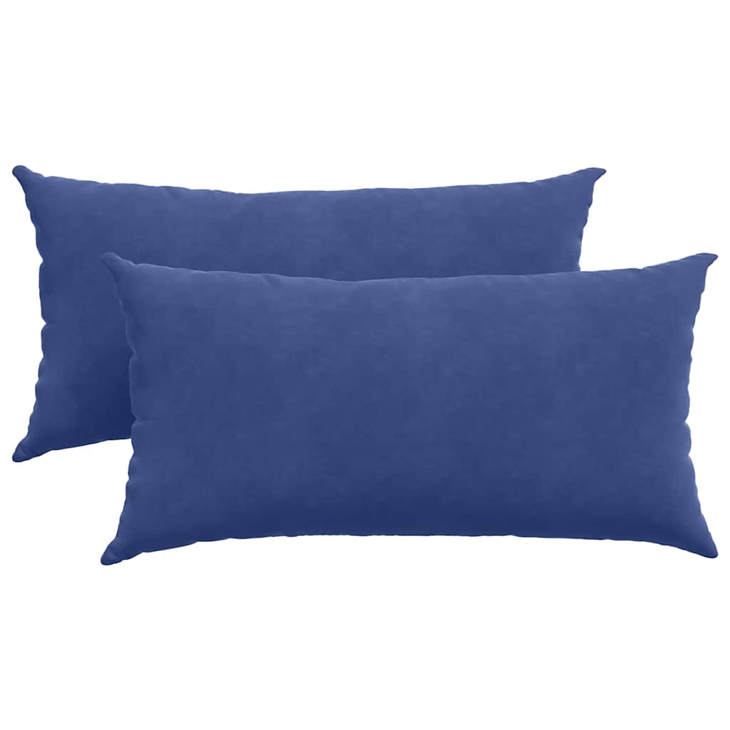 Sofa Pagalvės 2 pcs Policijos mėlyna 80 x 40 cm