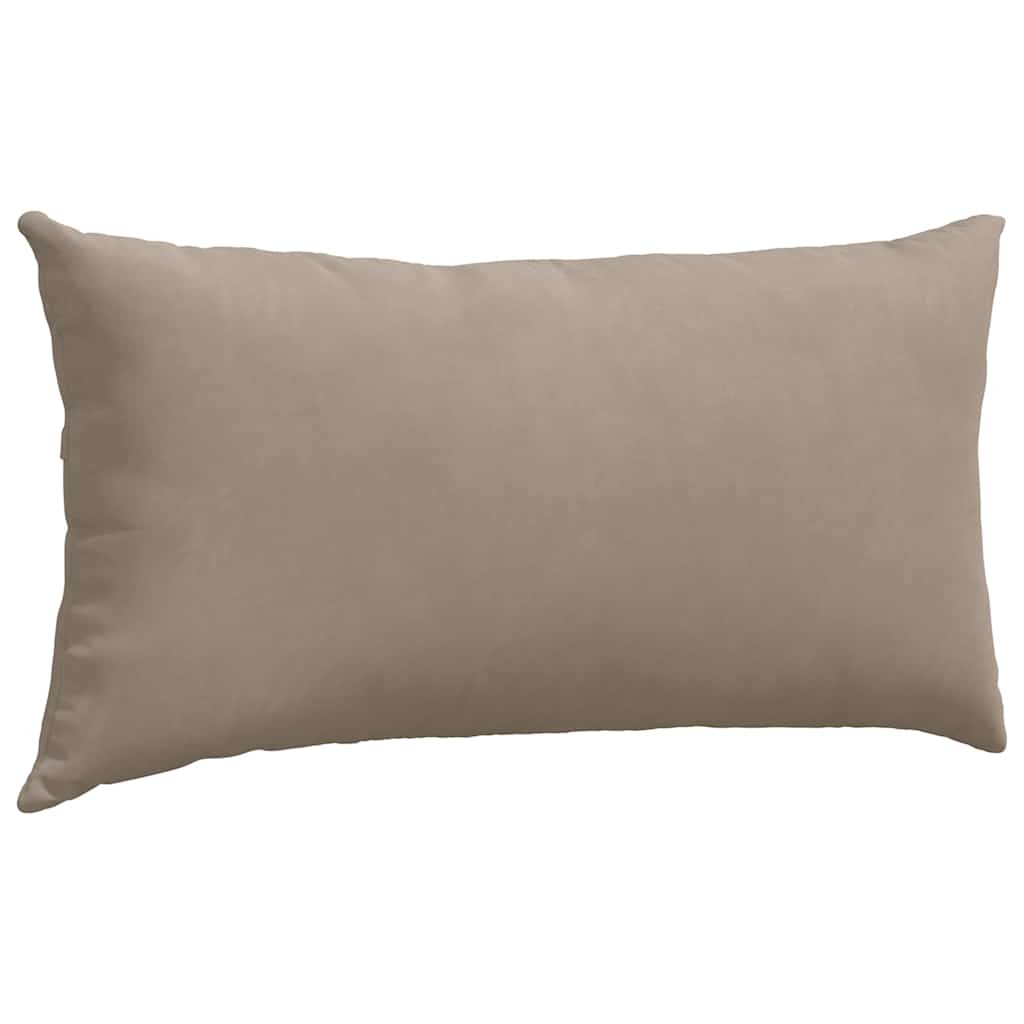 Sofa Pagalvės 2 pcs Taupe 80 x 40 cm audinys