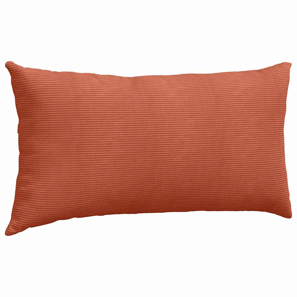 Sofa Pagalvės 2 pcs Raudona oranžinė 80 x 40 cm