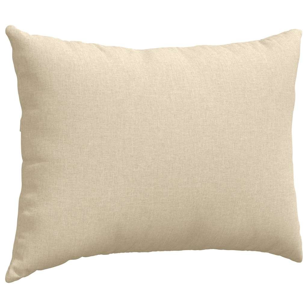 Sofa Pagalvės 2 pcs Kreminė 70 x 50 cm audinys
