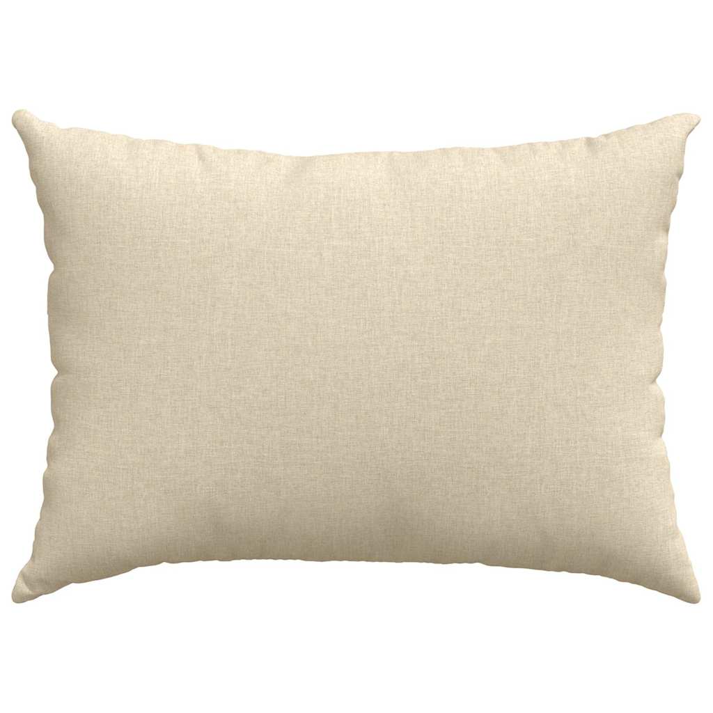Sofa Pagalvės 2 pcs Kreminė 70 x 50 cm audinys