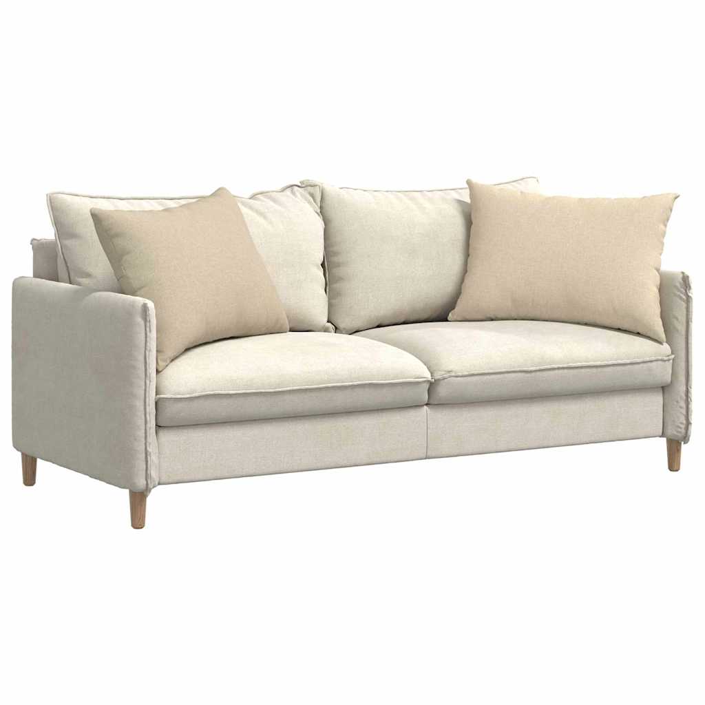 Sofa Pagalvės 2 pcs Kreminė 70 x 50 cm audinys