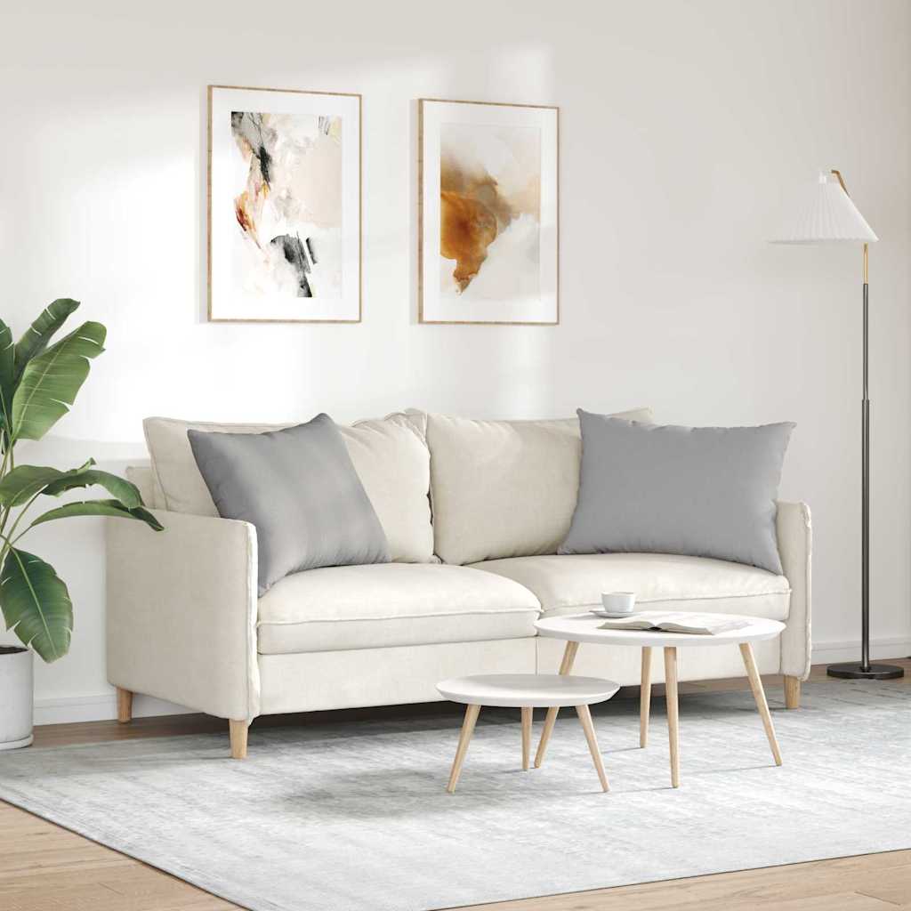 Sofa Pagalvės 2 pcs Pilka 70 x 50 cm audinys