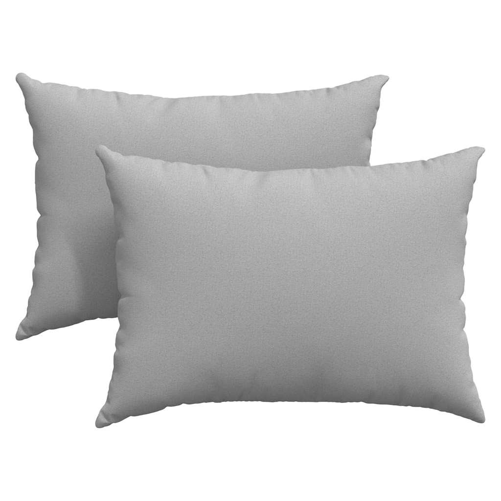 Sofa Pagalvės 2 pcs Pilka 70 x 50 cm audinys