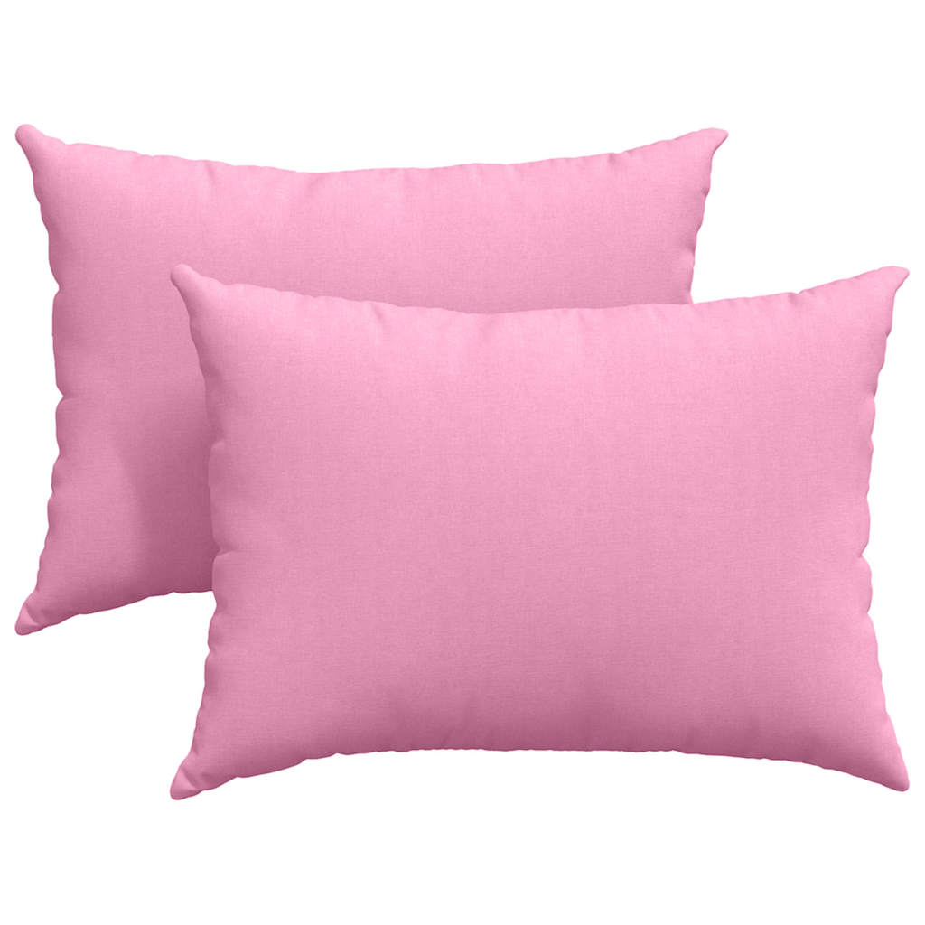 Sofa Pagalvės 2 pcs Rožinė 70 x 50 cm audinys