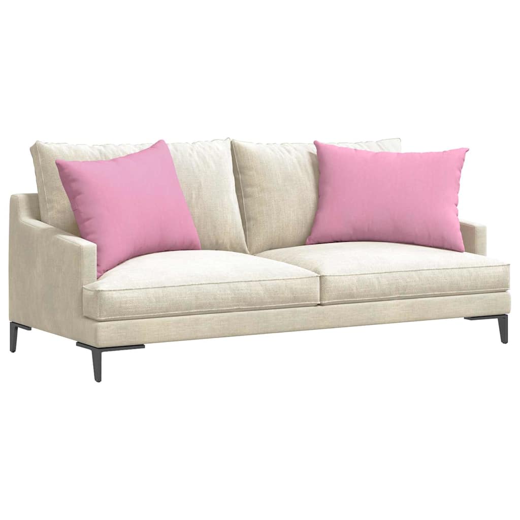Sofa Pagalvės 2 pcs Rožinė 70 x 50 cm audinys