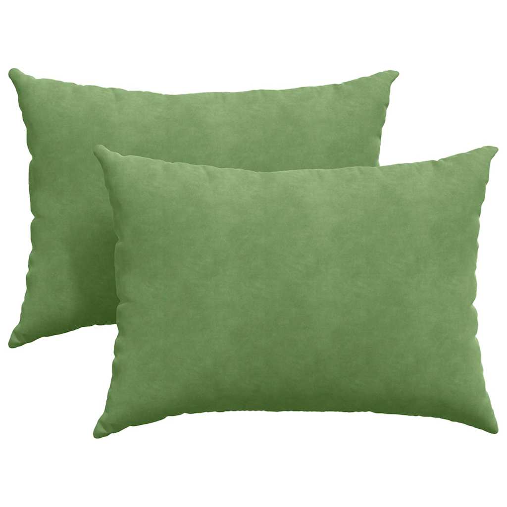 Sofa Pagalvės 2 pcs Šviesiai žalia 70 x 50 cm