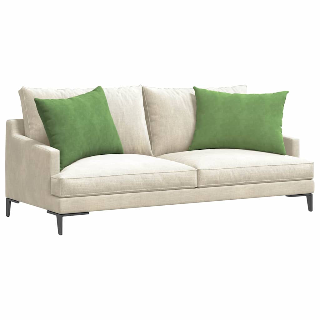 Sofa Pagalvės 2 pcs Šviesiai žalia 70 x 50 cm