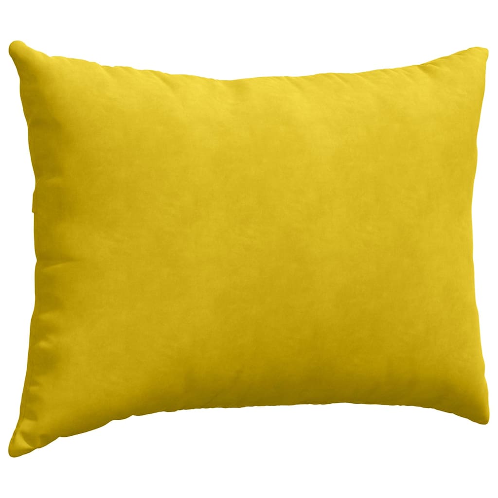 Sofa Pagalvės 2 pcs Geltona 70 x 50 cm Kordūrinis audinys