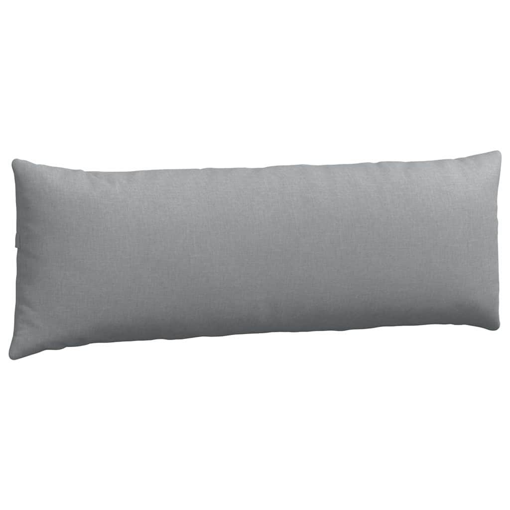 Sofa Pagalvės 2 pcs Šviesiai pilka 120 x 40 cm audinys