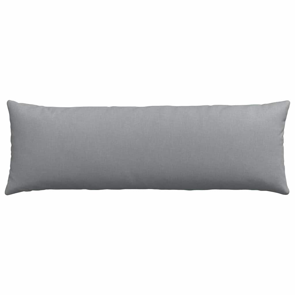 Sofa Pagalvės 2 pcs Šviesiai pilka 120 x 40 cm audinys