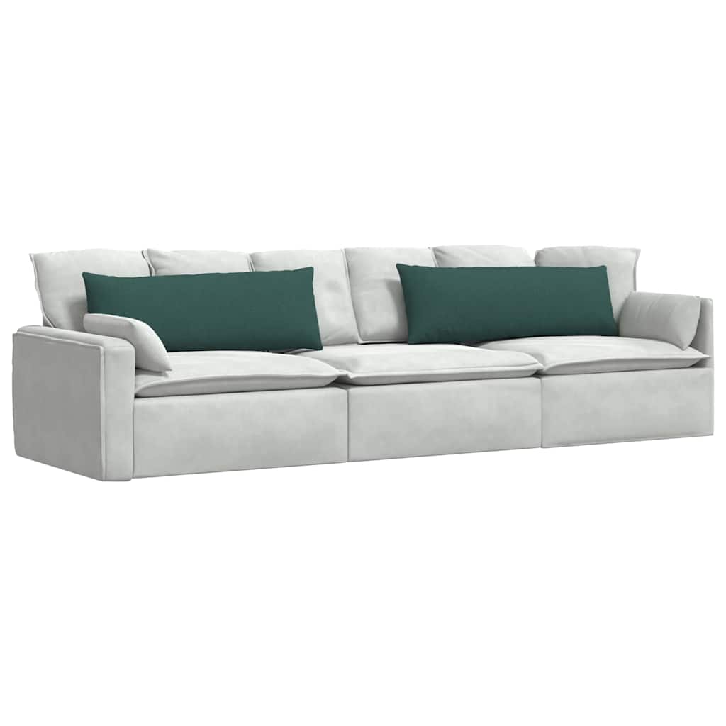 Sofa Pagalvės 2 pcs Tamsiai žalia 120 x 40 cm audinys