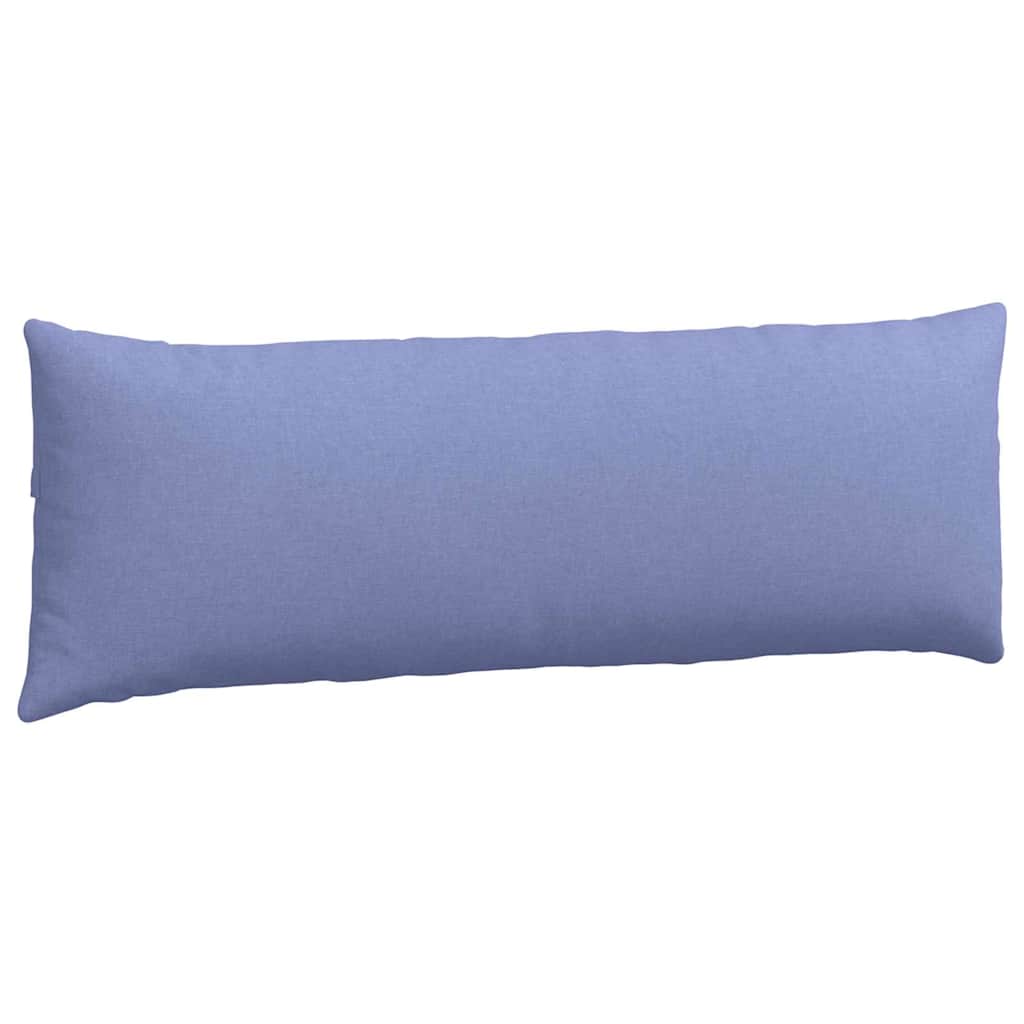 Sofa Pagalvės 2 pcs Mėlyna 120 x 40 cm audinys