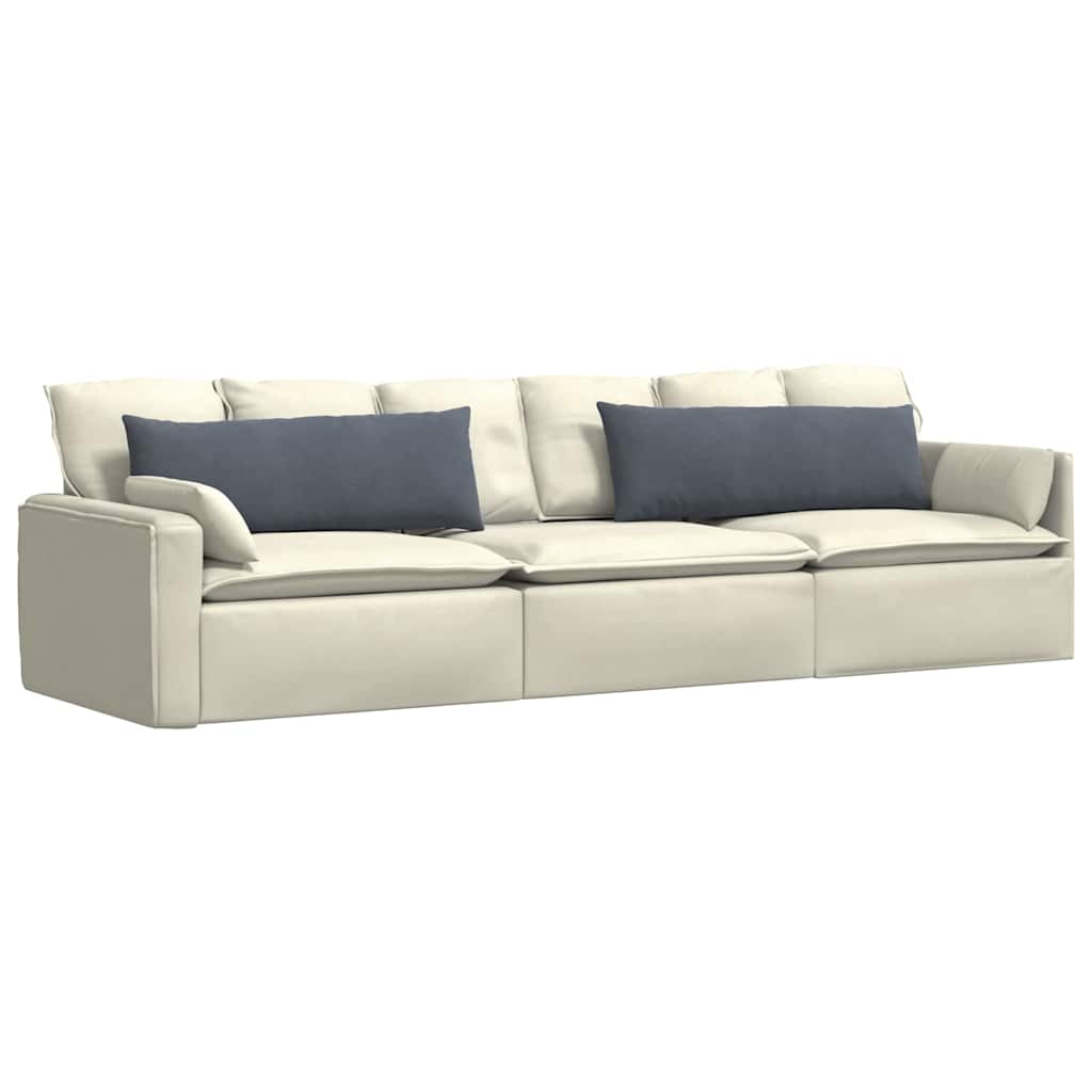 Sofa Pagalvės 2 pcs Tamsiai pilka 120 x 40 cm