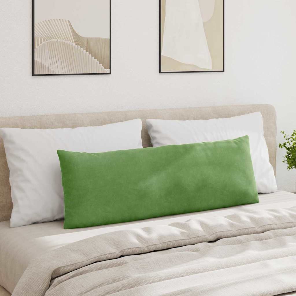 Dīvāna spilveni 2 gab. gaiši zaļā krāsā 120 x 40 cm