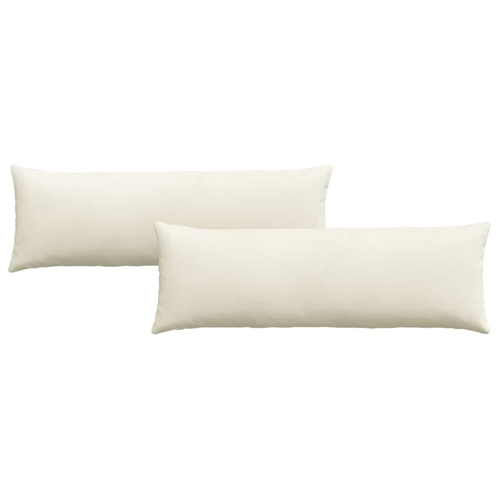 Sofa Cushions 2 pcs Cream 120 x 40 cm Cordura Fabric
