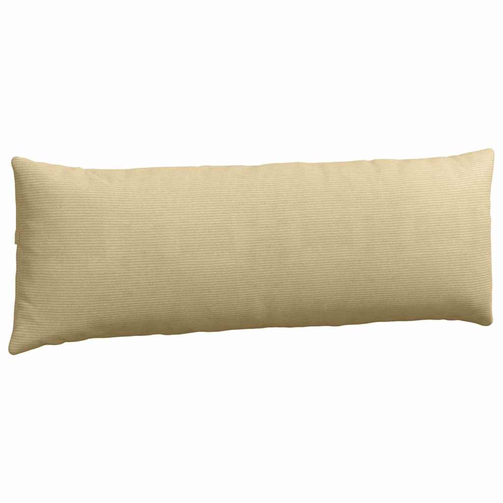 Sofa Pagalvės 2 pcs Pilkai žalia 120 x 40 cm Kordūrinis audinys