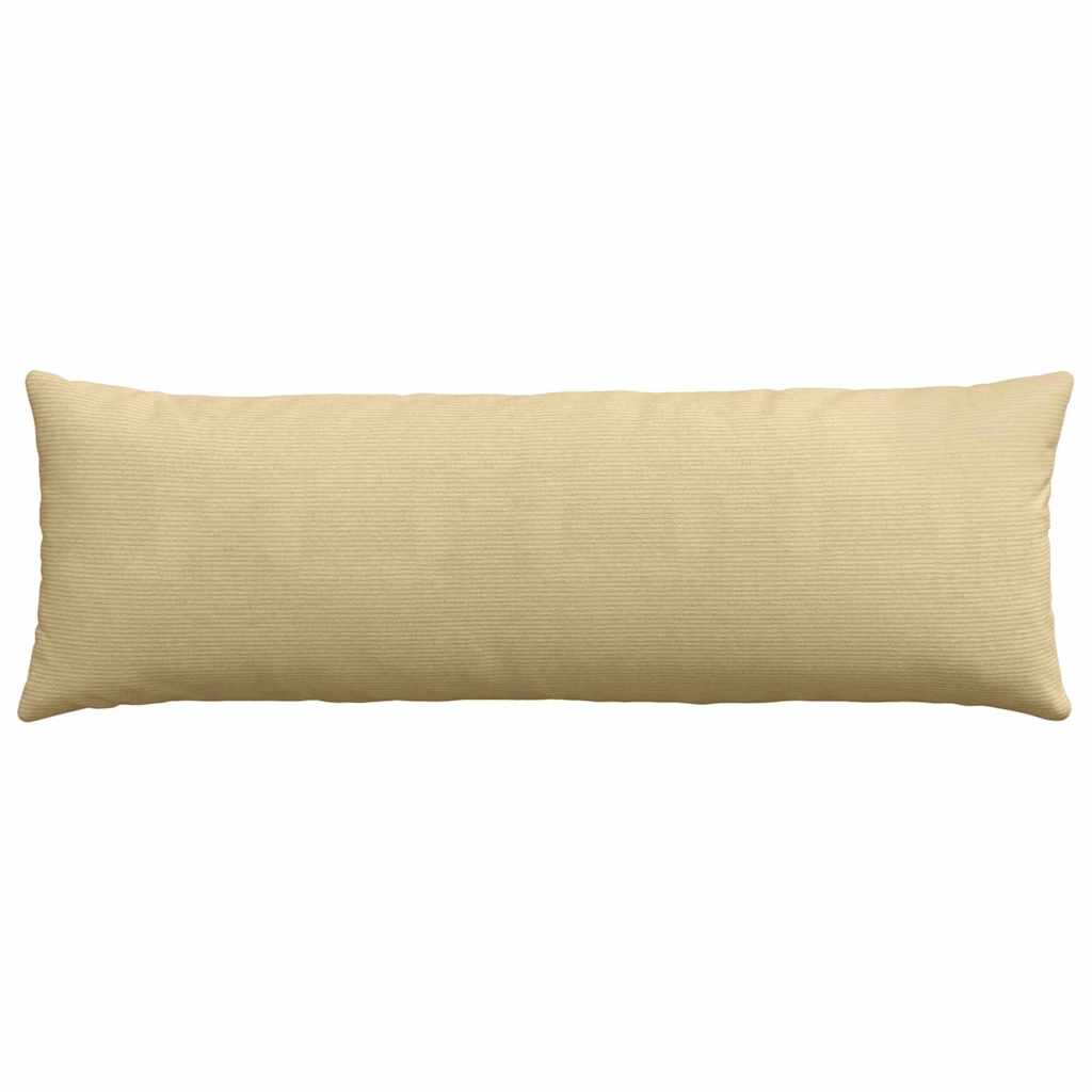 Sofa Pagalvės 2 pcs Pilkai žalia 120 x 40 cm Kordūrinis audinys