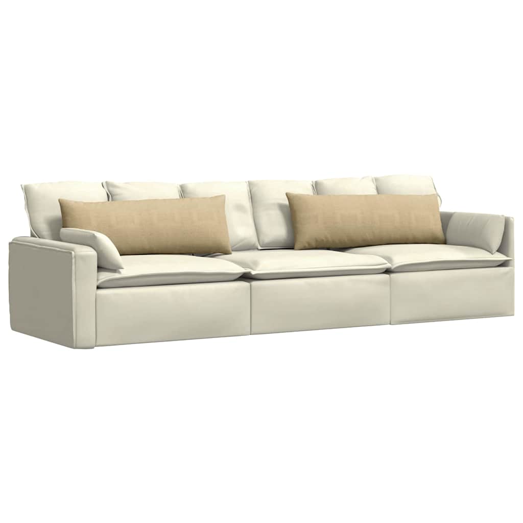 Sofa Pagalvės 2 pcs Pilkai žalia 120 x 40 cm Kordūrinis audinys