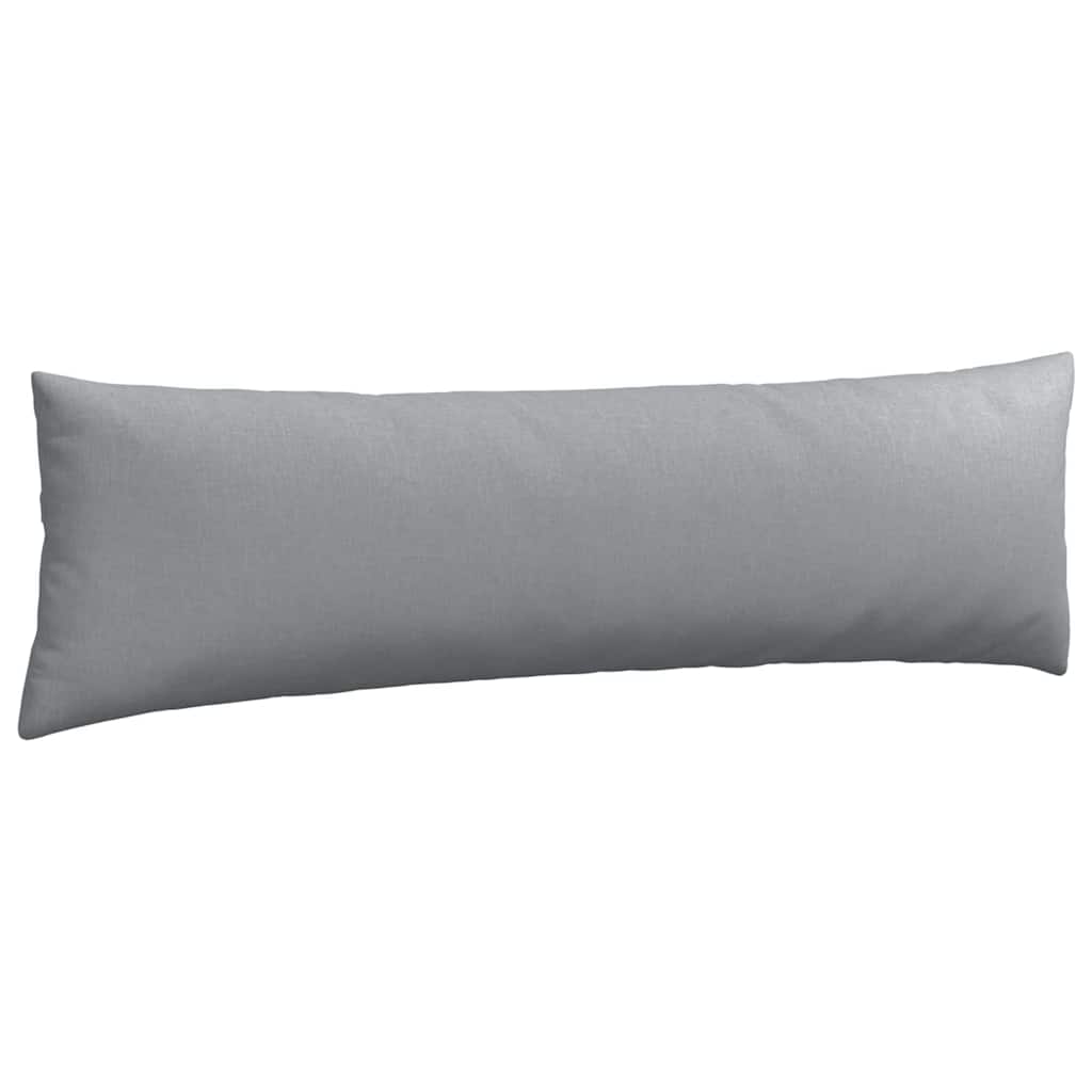 Sofa Pagalvės 2 pcs Šviesiai pilka 145 x 40 cm audinys