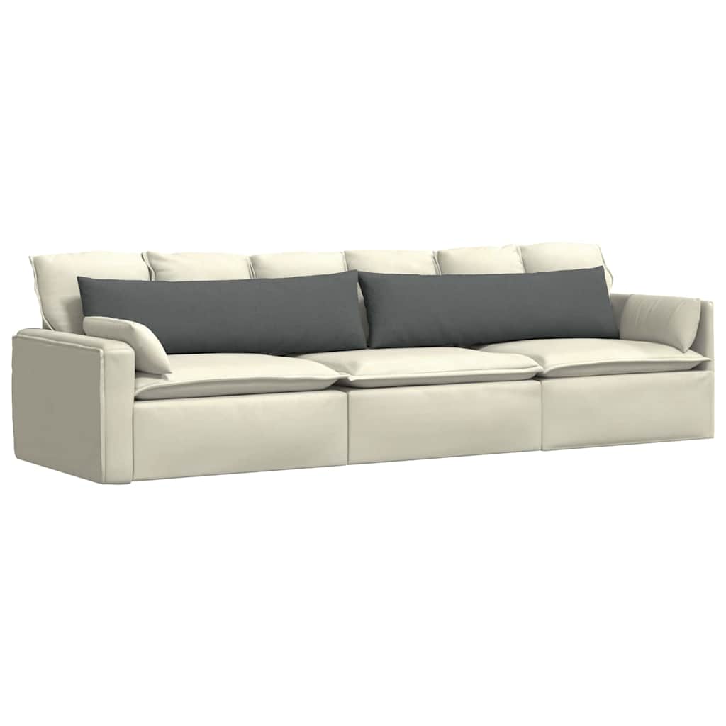 Sofa Pagalvės 2 pcs Tamsiai pilka 145 x 40 cm audinys