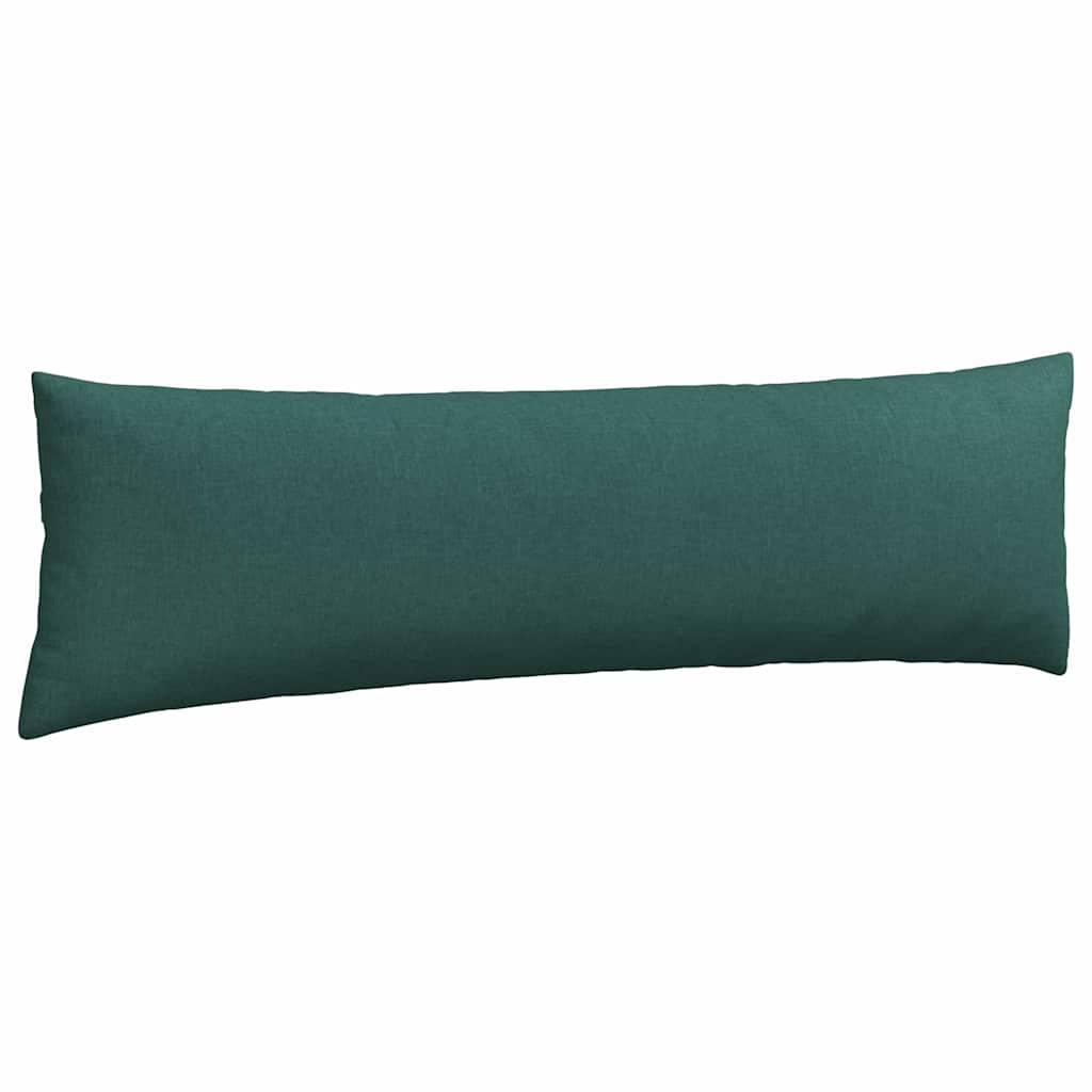Sofa Pagalvės 2 pcs Tamsiai žalia 145 x 40 cm audinys