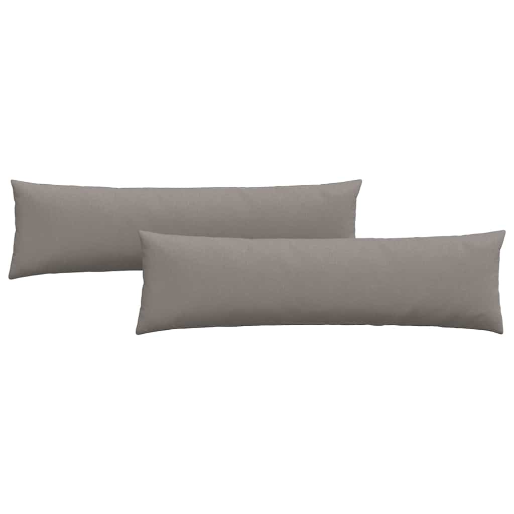 Sofa Pagalvės 2 pcs Taupe 145 x 40 cm audinys