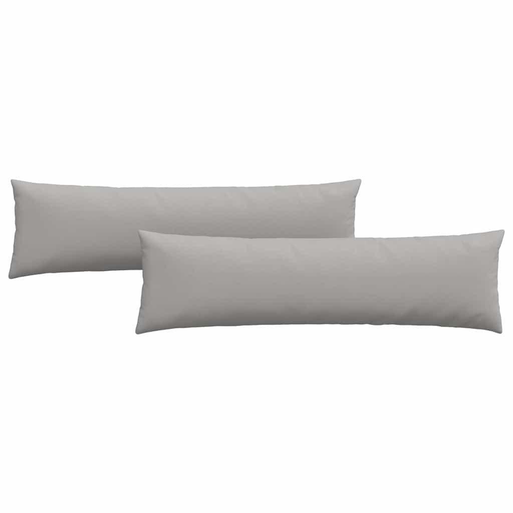 Sofa Pagalvės 2 pcs Pilka 145 x 40 cm audinys
