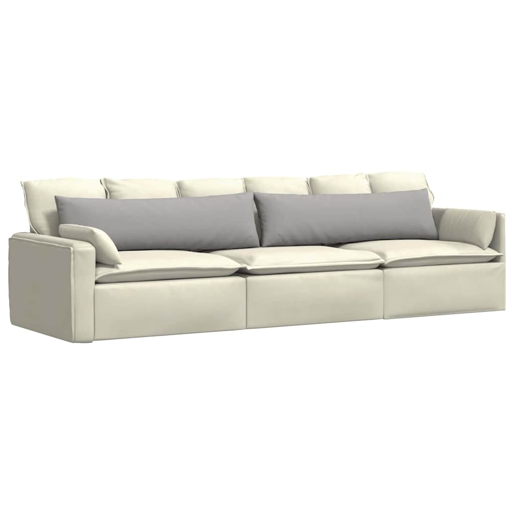Sofa Pagalvės 2 pcs Pilka 145 x 40 cm audinys