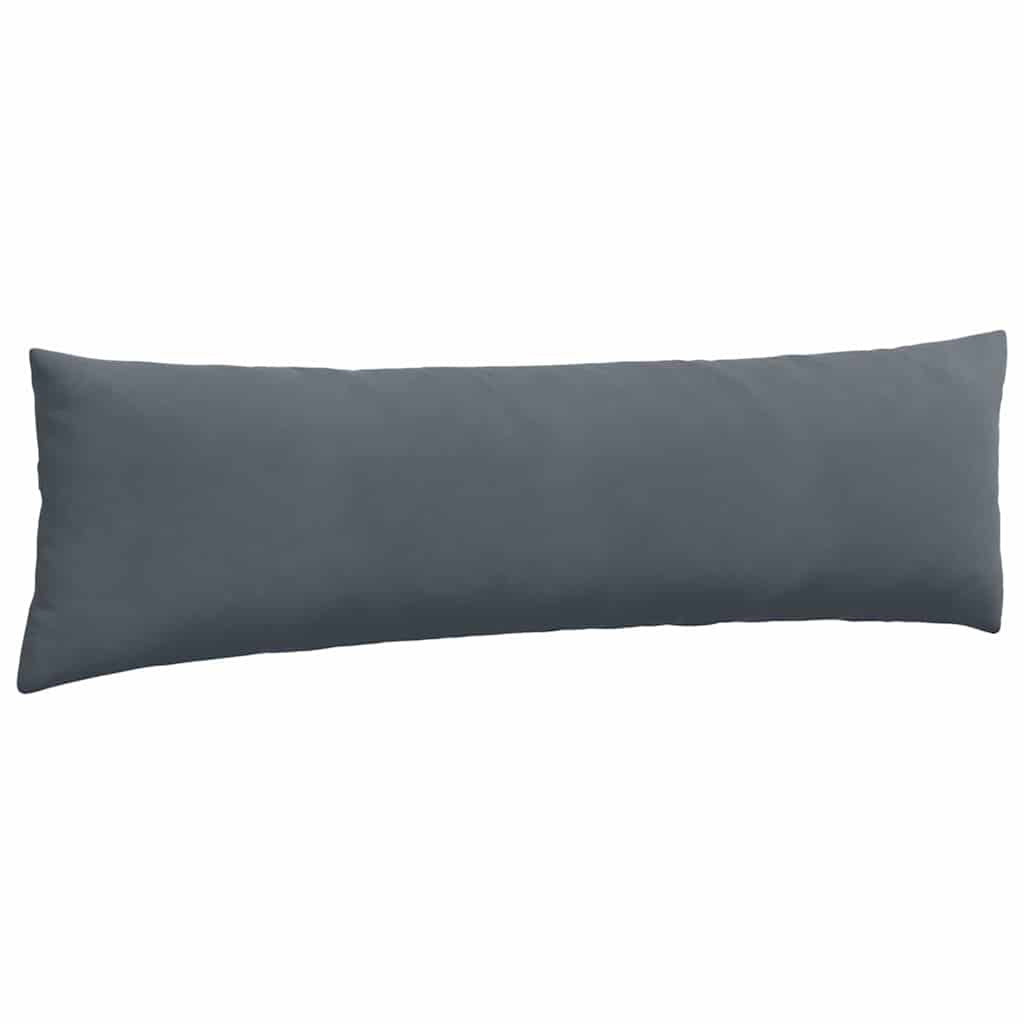 Sofa Pagalvės 2 pcs Tamsiai pilka 145 x 40 cm