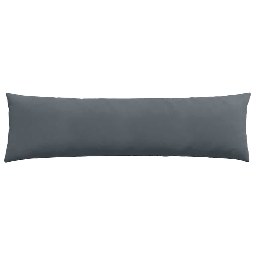 Sofa Pagalvės 2 pcs Tamsiai pilka 145 x 40 cm