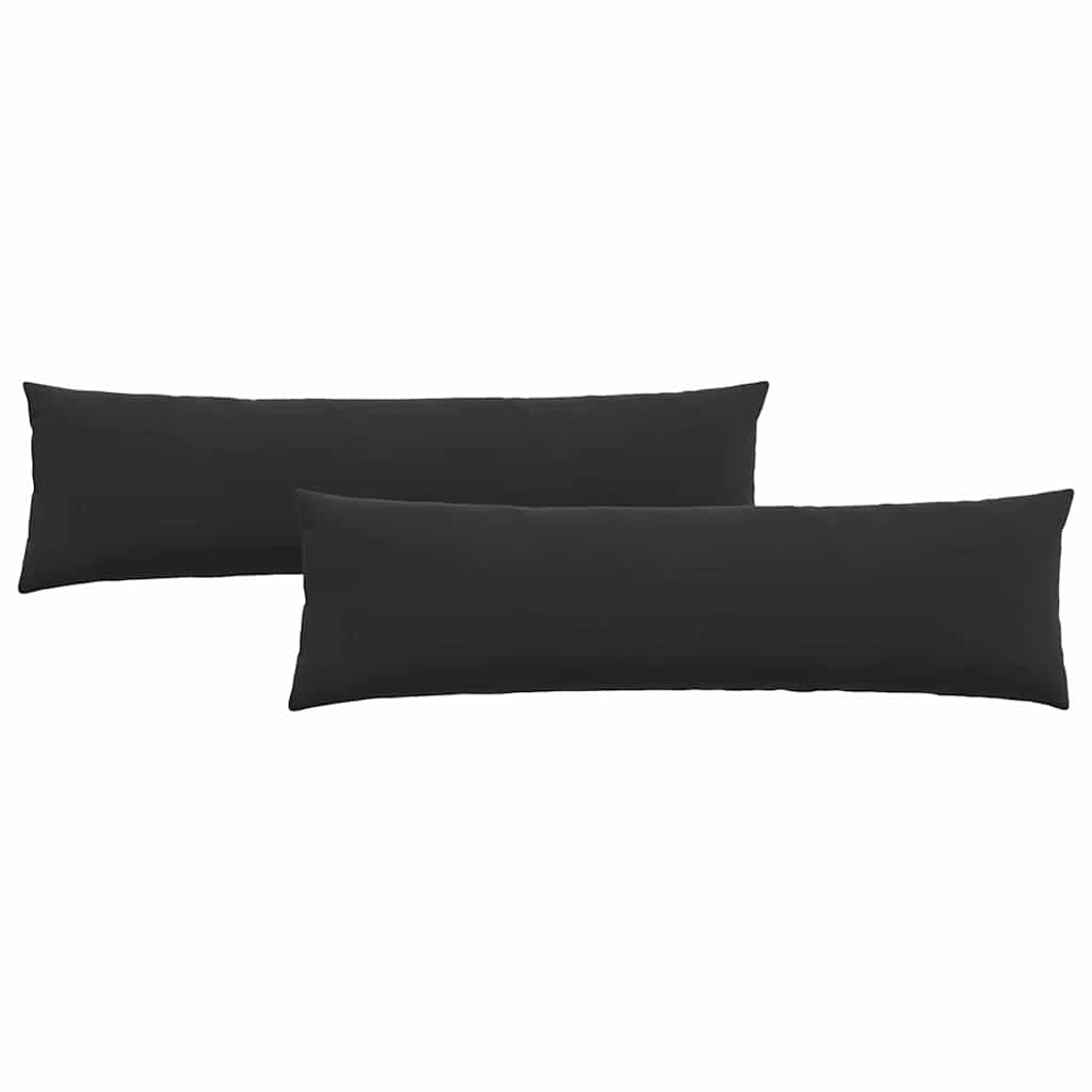 Sofa Cushions 2 pcs Black 145 x 40 cm Cordura Fabric