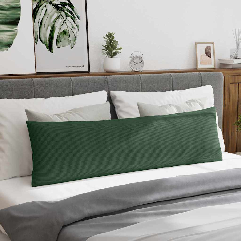 Sofa Cushions 2 pcs Dark green 145 x 40 cm
