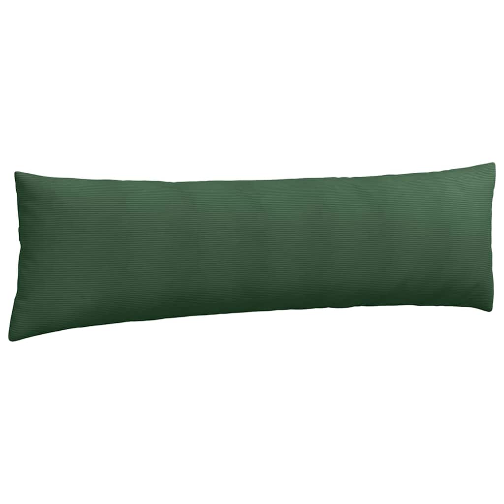 Sofa Cushions 2 pcs Dark green 145 x 40 cm