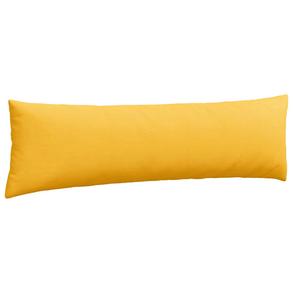 Sofa Pagalvės 2 pcs Šviesi geltona 145 x 40 cm